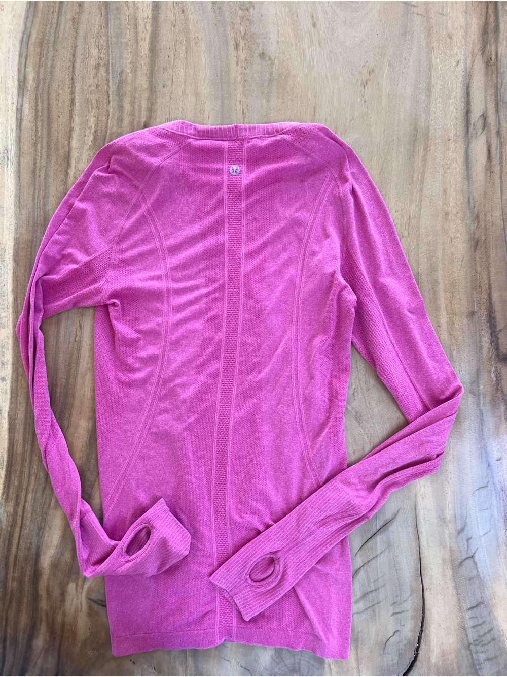 Lululemon Swiftly Tech Long Sleeve - Heathered Raspberry - Picture 6 of 6